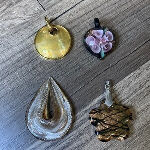 SET of 4 pendants.